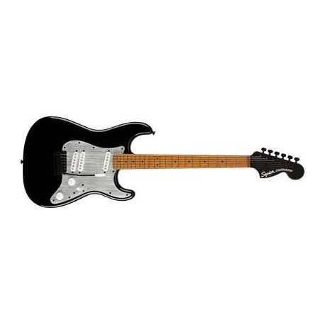 Contemporary Stratocaster Special Roasted Maple Silver Anodized Pickguard Black 0370230506